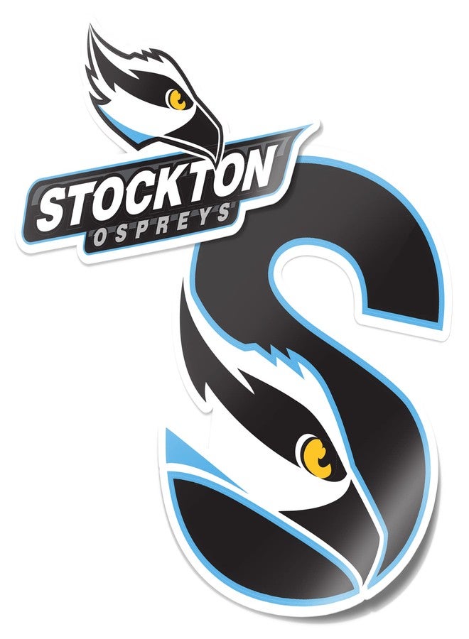 Desert Cactus Stockton University Sticker Stockton Ospreys Vinyl Decal Laptop Water Bottle Car Scrapbook Sheet (4 Inch Set V1) - Image 1