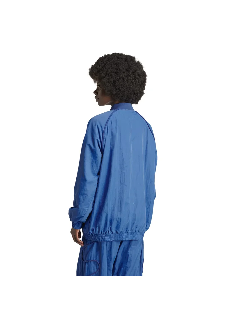 اديداس adidas FR TRACK TOP Blue Originals Women TRACK TOPS