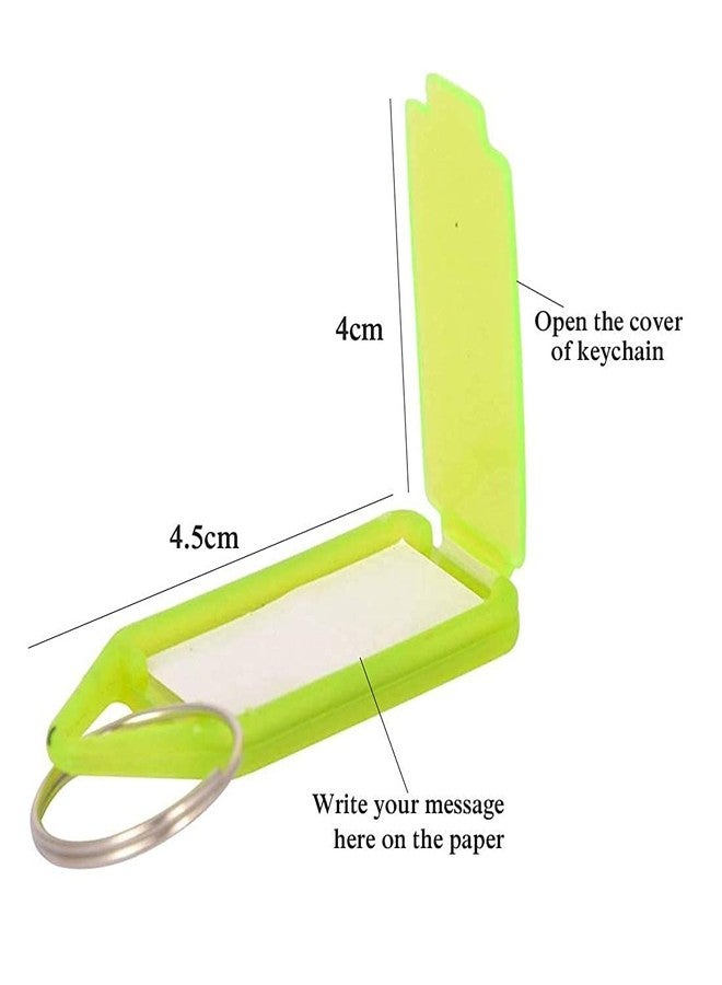 JSMSH Assorted Color Key and Tag Label Keychain (Pack of 500) - Image 3