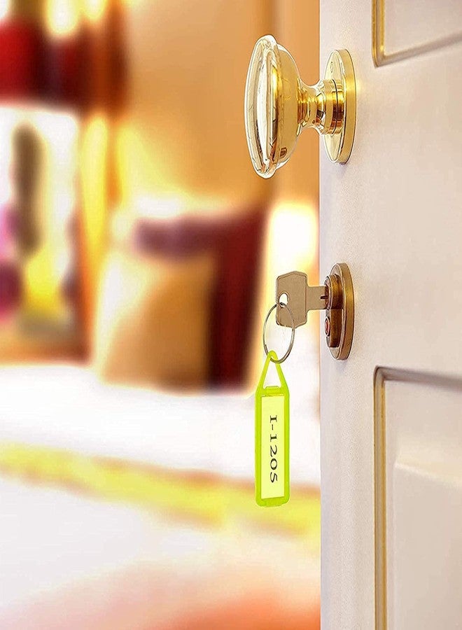 JSMSH Assorted Color Key and Tag Label Keychain (Pack of 500) - Image 4