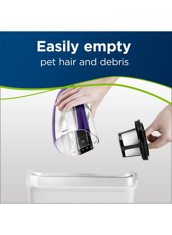Bissell Bissell Pet Hair Eraser Lithium Ion Cordless Hand Vacuum, Purple  - Image 4