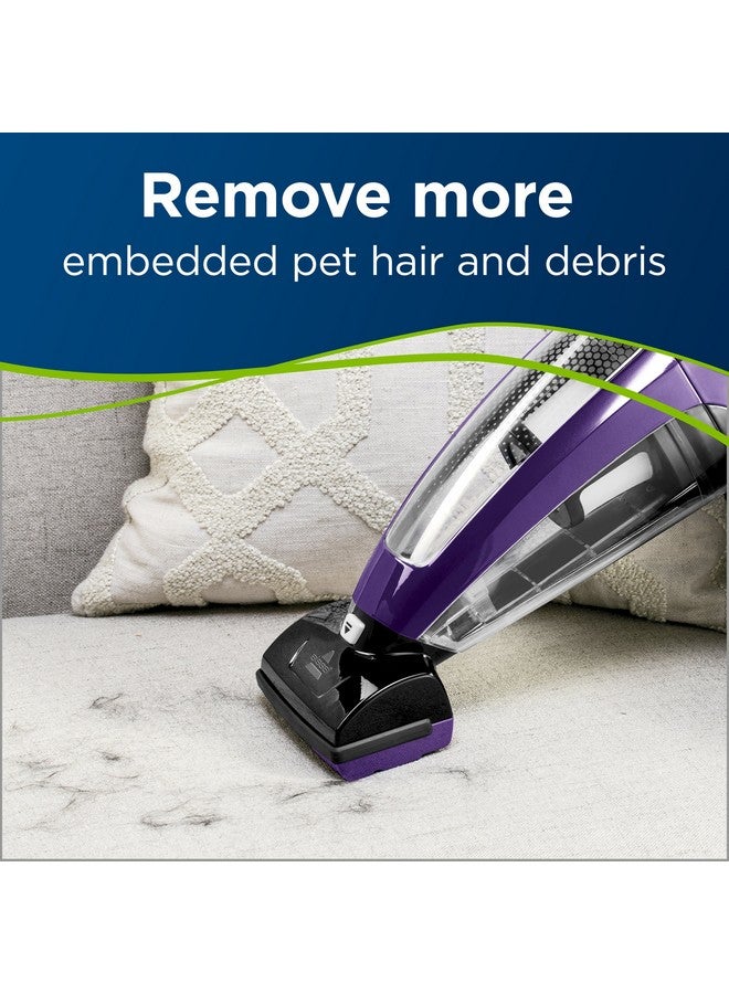 Bissell Bissell Pet Hair Eraser Lithium Ion Cordless Hand Vacuum, Purple  - Image 3