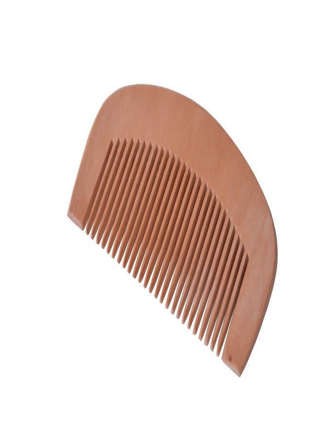 فوكس مشط الشعر/مشط اللحية الكلاسيكي متعدد الأغراض من الخشب الطبيعي من FOK - 9 × 5 سم. - Image 1