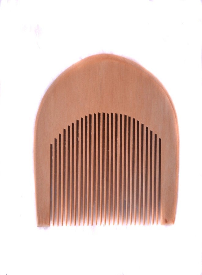 فوكس مشط الشعر/مشط اللحية الكلاسيكي متعدد الأغراض من الخشب الطبيعي من FOK - 9 × 5 سم. - Image 3