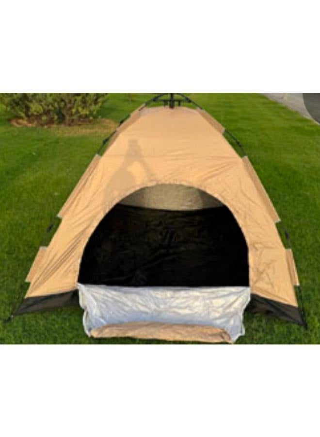 خيمة منبثقة أوتوماتيكية للأماكن الخارجية خيمة واقية من الشمس مقاومة للماء ومحمولة مع حقيبة حمل تتسع لـ 3-4 أشخاص خيمة فورية للتخييم والأنشطة الخارجية الأخرى الحجم: 2.5*2.5*1.7 متر - Image 4