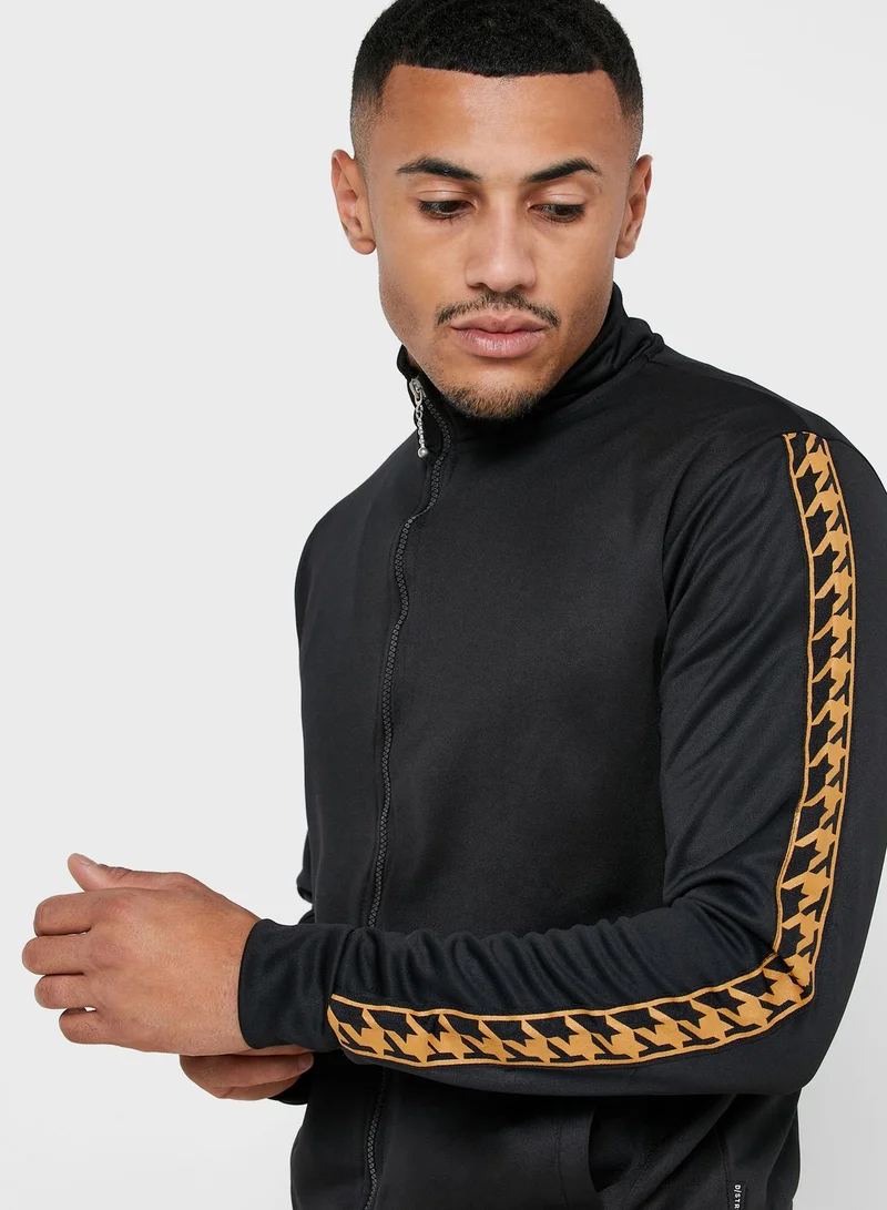 D-Struct Hermosa Striped Sleeve Track Jacket