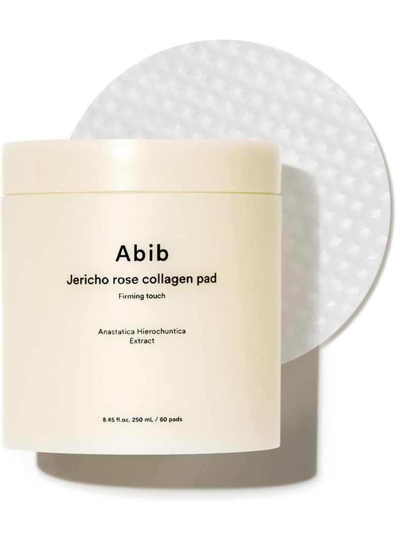 Abib Jericho Rose Collagen Pad Firming Touch 60 Pads - Toner Pads with Collagen Extract, Skin Hydration, Beige - Image 1