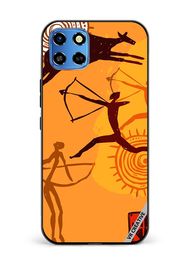 VR CREATIVE Protective Case Cover For Infinix Smart 6 HD African Art Design Multicolour - Image 1