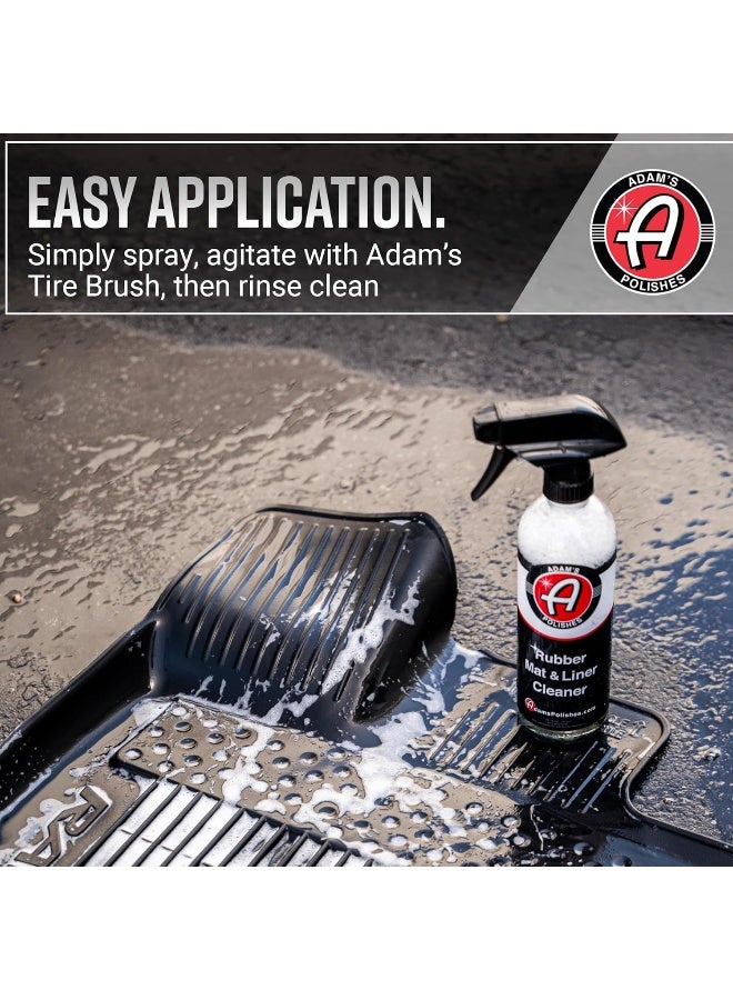 Adam's Polishes Rubber Mat And Liner Cleaner 16Oz Protectant And Rubber Floor Mat Cleaning Solution For Car Detailing  - Image 2