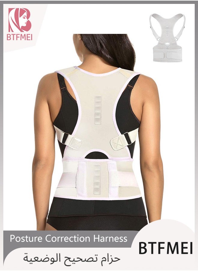 BTFMEI Posture Correction Harness, Back Belt For Shoulder Straightening Is Made Of Strong, Breathable Material That Is Comfortable To Wear  - Image 1