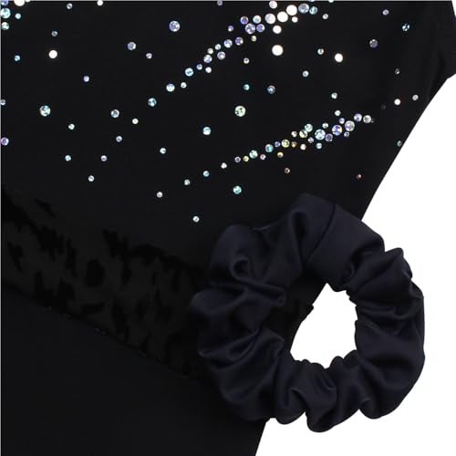 JOYSTREAM Gymnastics Leotards for Girls, Adult, Child With Shorts Activewear Sparkly Sequin,Juniors/15-16Years - Image 4
