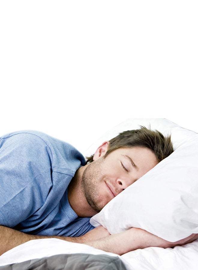 دي بي تي وسادة طبية بحشو ميموري فوم وسادة لدعم الرقبة والكتف مضادة للبكتيريا ازرق مقاس 30*47 سم - Image 4