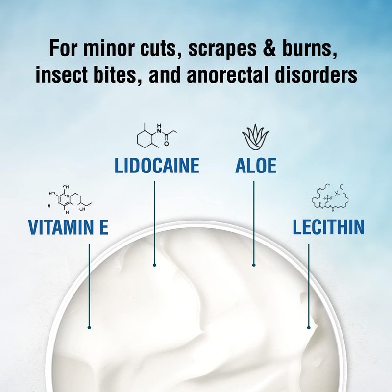 Ebanel Laboratories Ebanel Bundle of Numb25 Lidocaine 5 Topical Numbing Cream 1 Oz and Pain Relief Roll On Arnica Menthol 3 Oz - Image 3