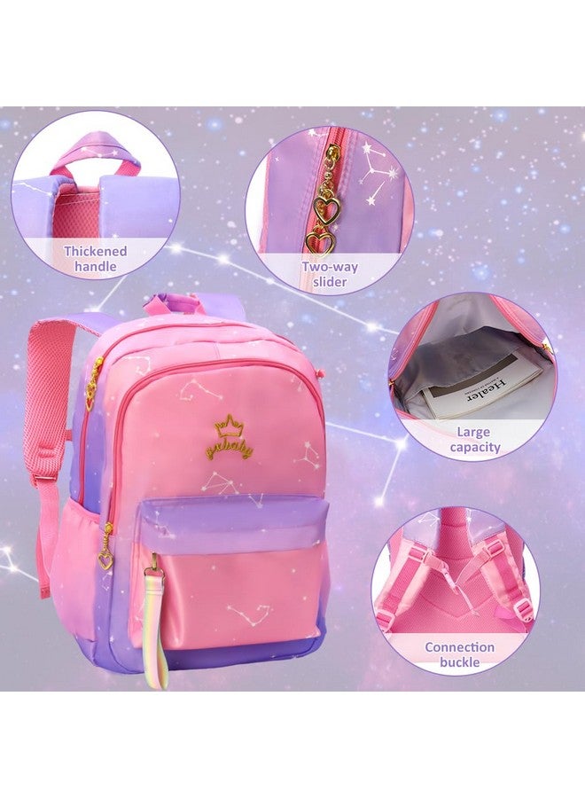 PALAY¬Æ Large Gradient Purple Fashion Backpack - School Girls 6-12 Years Old - Image 4