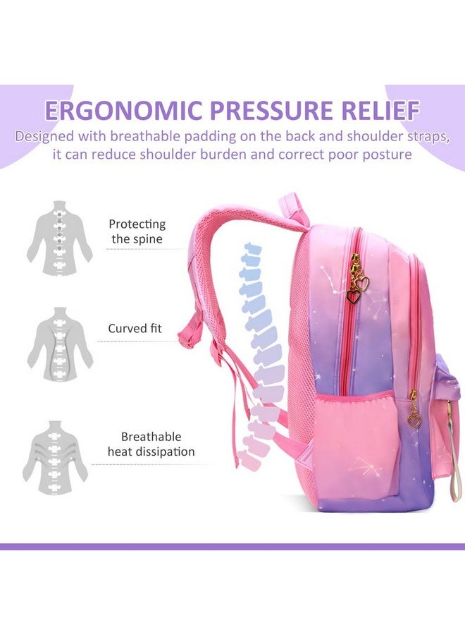 PALAY¬Æ Large Gradient Purple Fashion Backpack - School Girls 6-12 Years Old - Image 5