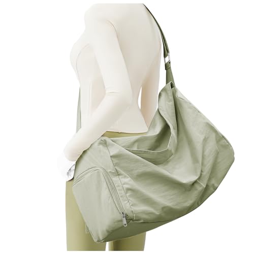 wassdins Small Gym Bag with Shoe Compartment, Workout Sport Duffle Bag for Women Travel, Waterproof Shoulder Overnight Bags Lightweight Carry on Tote Bags for Swim, Yoga, Dance - Image 1