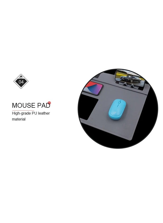 CROIRE - Ultimate Digital Workstation Bundle: Wireless Charging Mouse with Mousepad, Phone Stand, and Digital Notepad - Your All-in-One Solution for Efficiency and Comfort - Image 1