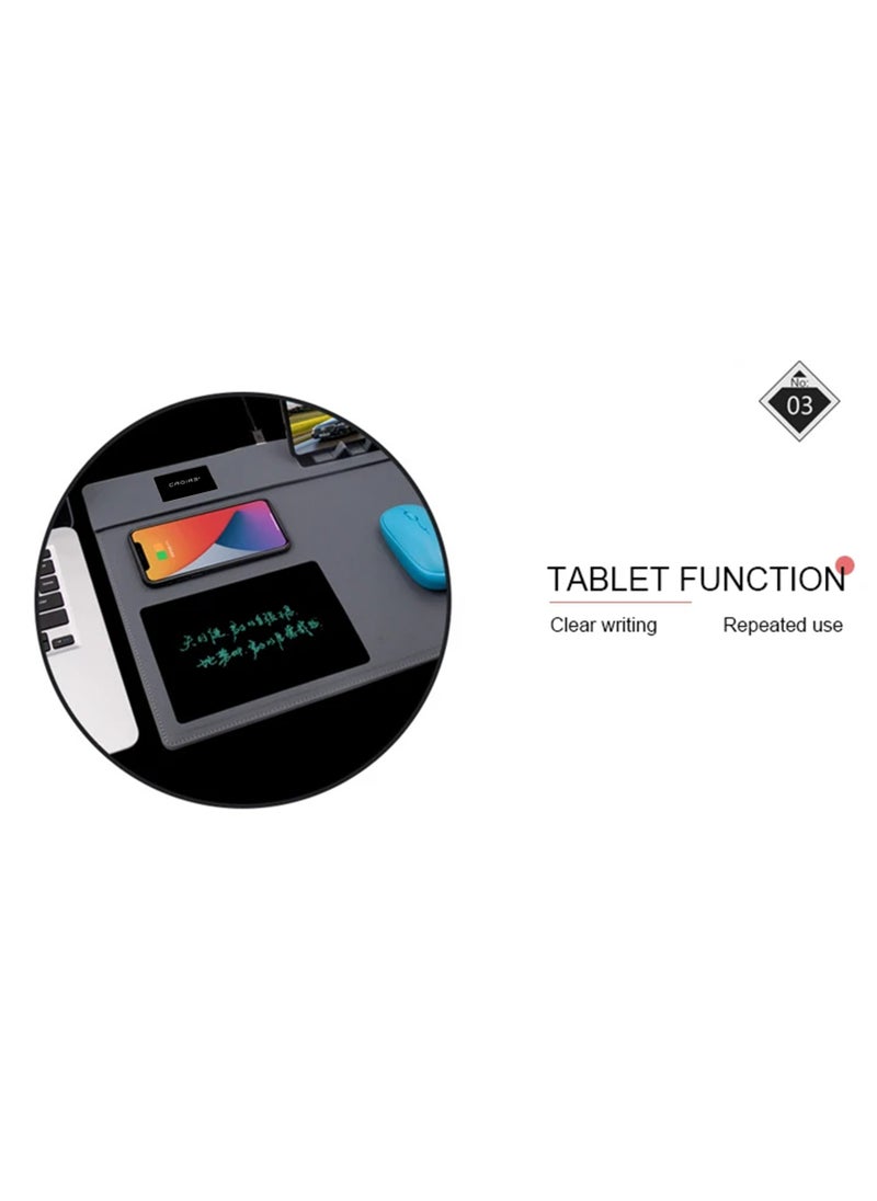 CROIRE - Ultimate Digital Workstation Bundle: Wireless Charging Mouse with Mousepad, Phone Stand, and Digital Notepad - Your All-in-One Solution for Efficiency and Comfort - Image 1