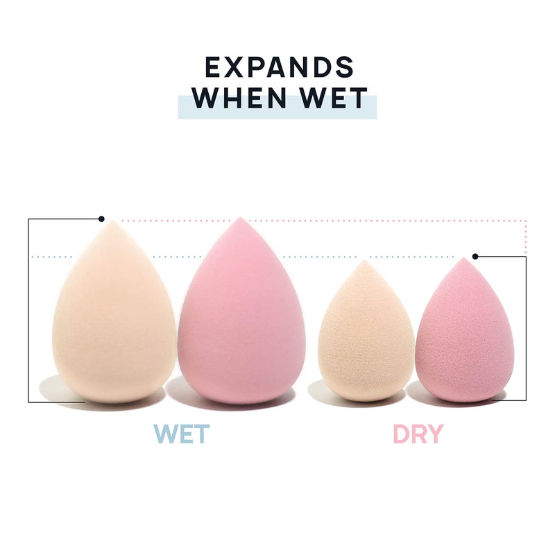 AOA Studio Collection Makeup Mochi Sponge Set Makeup Blender Latex Free and High-definition Set of 6 Makeup Blender For Powder Cream and Liquid Wonder Blender Beauty Cosmetic (6 Count) - Image 3