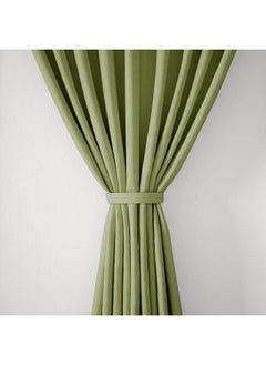Wakefit Wakefit Curtains 7 feet Long Set of 2, Blackout Curtains, Door Curtains 7 feet, Curtains for Living Room, Polyester Solid Curtains,Decoration Items for Home Décor (Jog Green)  - Image 4