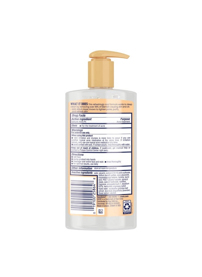 Biore Biore Clear & Breathable Cooling Cleanser, Acne Treatment For Face, Face Scrub For Oily Skin, Salicylic Acid Cleanser, 6.77 Oz  - Image 5