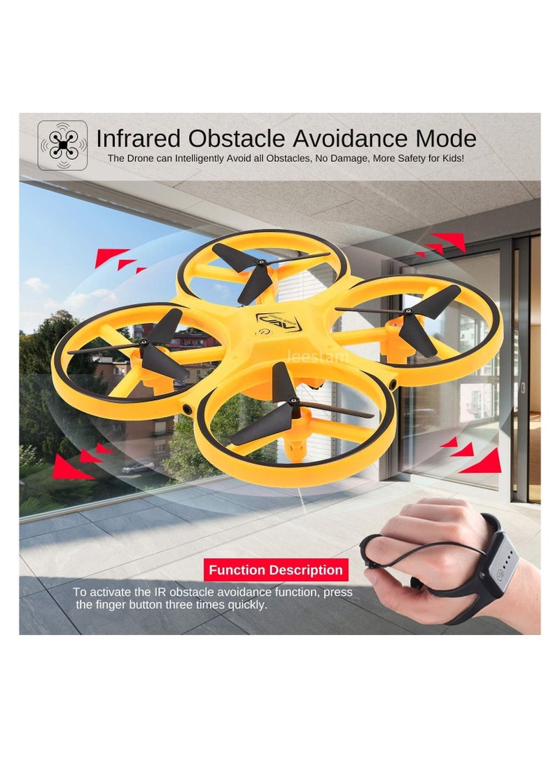 Generic - Mini RC Drone, Watch Controller Gesture Hold Quadcopter UAV Performance Gesture Sensing Stable Gimbal G-Sensing Outdoor Toy for Kids - Image 1