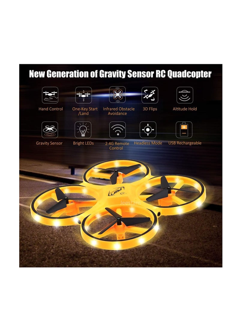 Generic - Mini RC Drone, Watch Controller Gesture Hold Quadcopter UAV Performance Gesture Sensing Stable Gimbal G-Sensing Outdoor Toy for Kids - Image 1