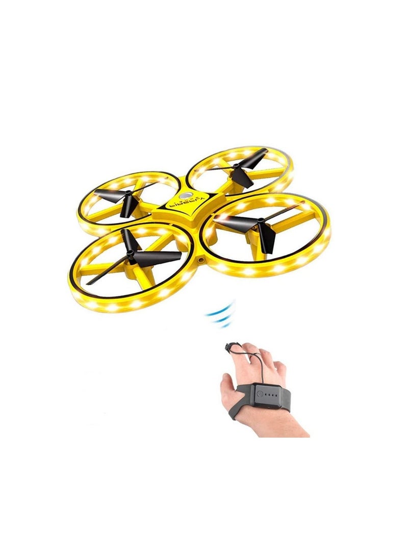 Generic - Mini RC Drone, Watch Controller Gesture Hold Quadcopter UAV Performance Gesture Sensing Stable Gimbal G-Sensing Outdoor Toy for Kids - Image 1