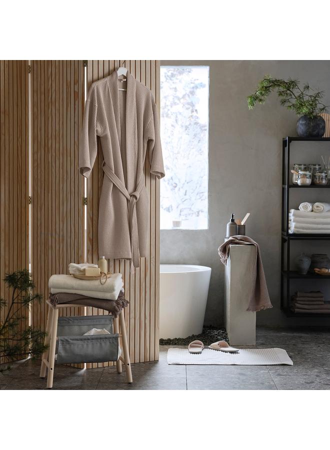 زبون رداء حمام، بيج، مقاس S/M - Image 5