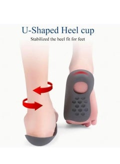 FASHION MANIA Plantar Fasciitis Insoles Arch Support Inserts Orthotics Shoe Inserts for Men Women,Rapidly Relief Plantar Fasciitis Foot Pain, Flat Feet, High Arch,Over Pronation,X/O Legs Correction  - Image 4