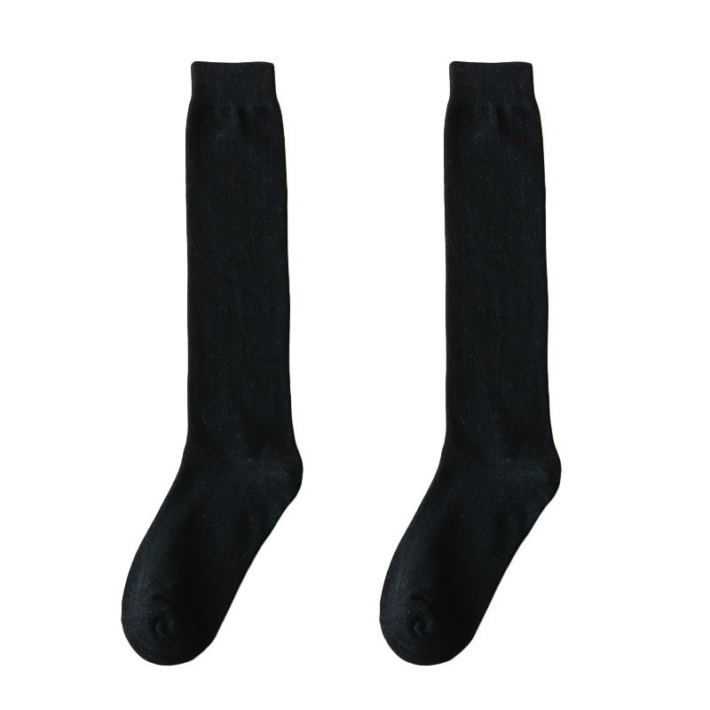 Knee-High Slimming JK Socks Autumn Winter White