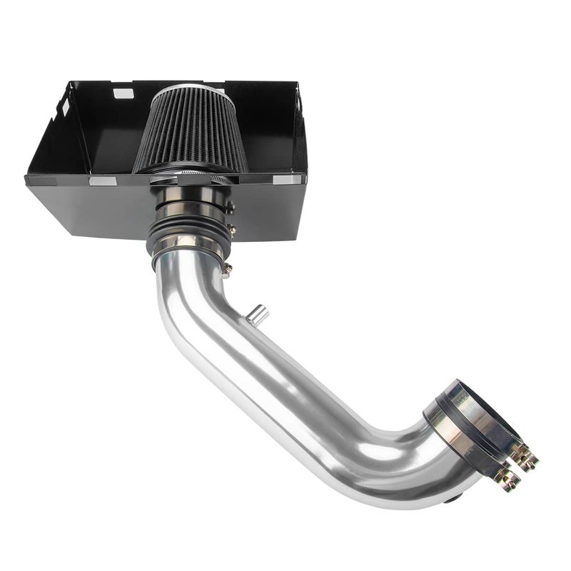 AUTOSITY Air Intake Kit 35 Cold Air Intake System Kits Heat Shield Aluminum for 20092018 Ram 1500 Ram 2500 20192024 Ram 1500 Classic 57L 200920112018 Ram 3500 57L V8 HEMI EngineBlack - Image 3