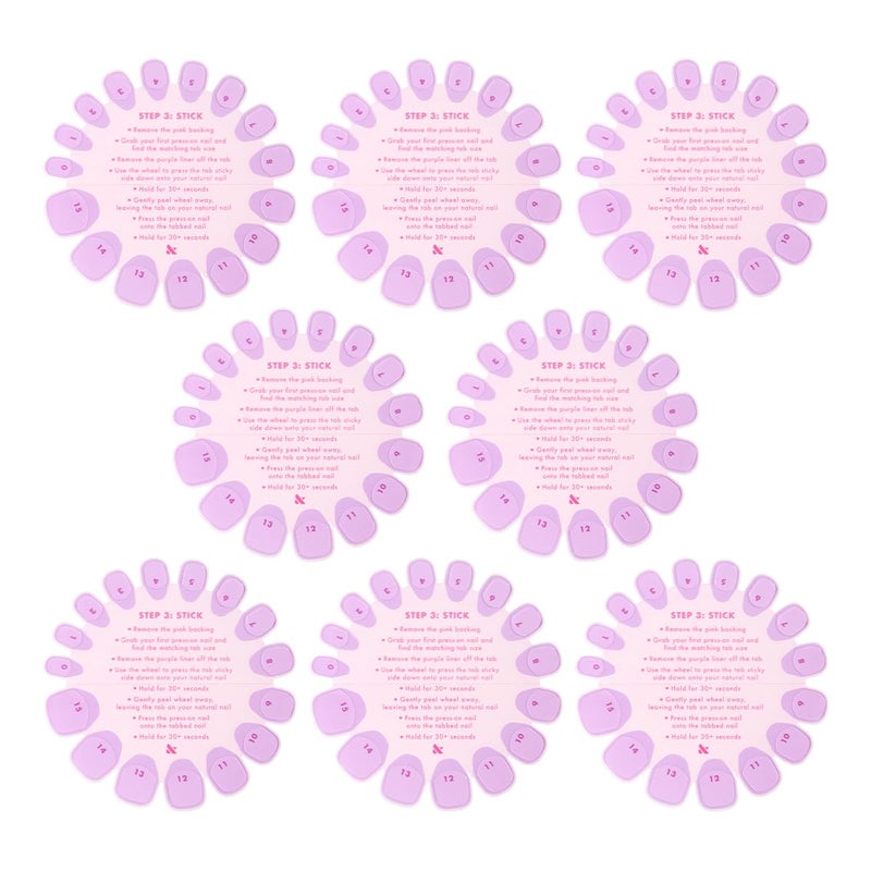 Olive & June Super Stick Mani Adhesive Tabs Set | No Glue Needed | Use with Olive & June Press-On Nails | Non-Toxic Tabs | Easy On-Off, Non-Damaging | Realest Look | 7-Day Wear - Image 1