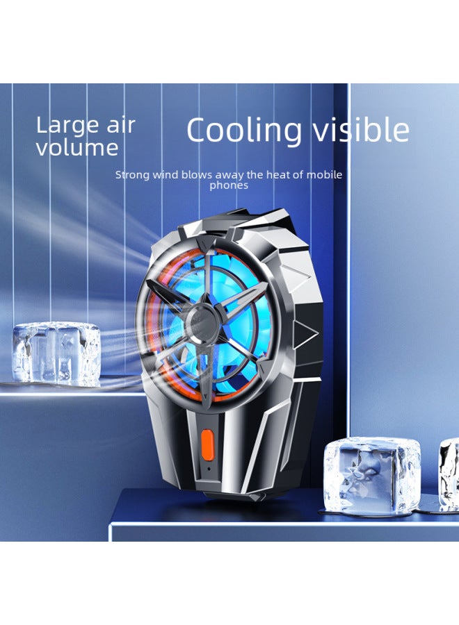 Digital Computer/mobile Phone Cooler Mobile Phone Radiator Portable Handheld Fan Usb Powered Heat Sink For Laptops Tablets-Color:H15 Plug In Black - Image 4