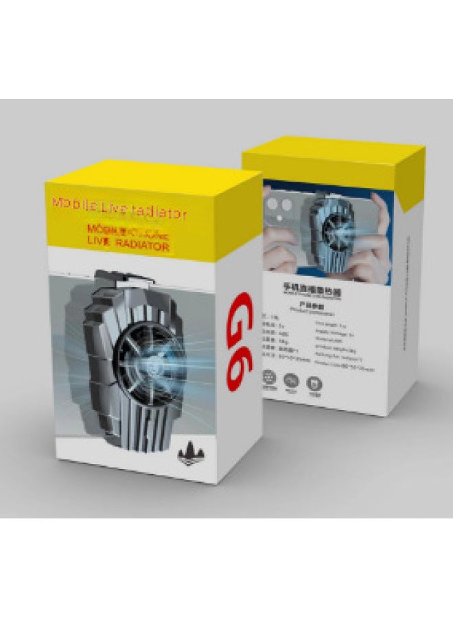 Digital Computer/mobile Phone Cooler Mobile Phone Radiator Portable Handheld Fan Usb Powered Heat Sink For Laptops Tablets-Color:H15 Plug In Black - Image 5