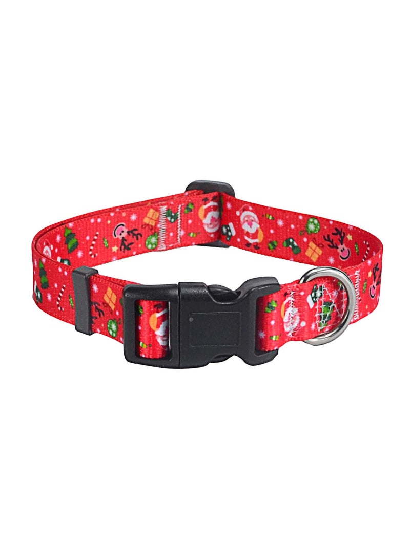 Christmas  Collar - Premium Adjustable  Collar Medium Large  (Christmas,L) - Image 1
