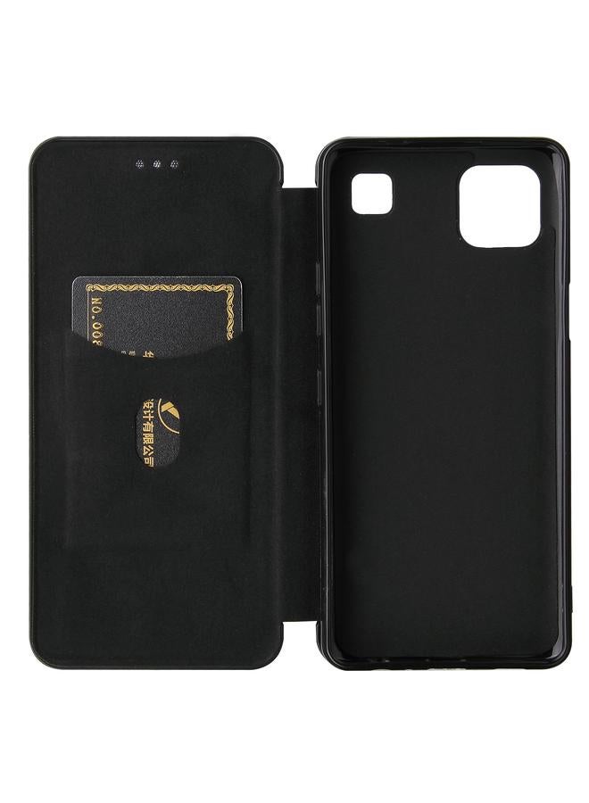 S-TOP Case For LG K92 5G Carbon Fiber Texture Horizontal Flip TPU + PC + PU Leather Case with Card Slot - Image 3