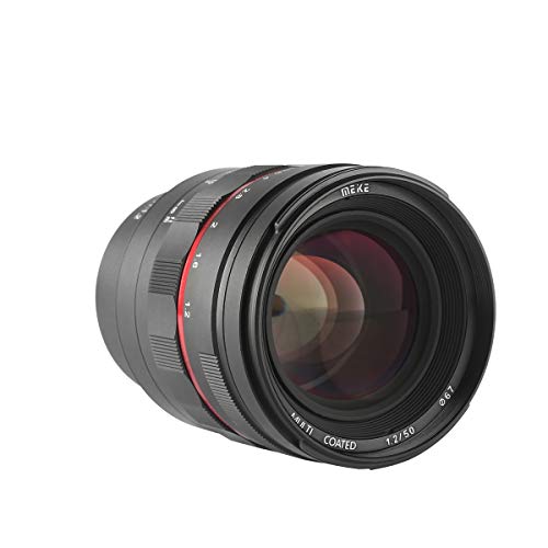 Meike 50mm F1.2 Full Frame Manual Lens with Large Aperture, Ideal for Portrait Photography, Sony E-Mount A7III A9 NEX 3 3N 5 NEX 5T NEX 5R NEX 6 7 A5000 A5100 A6000 A6100 A6300 A6500 - Image 2