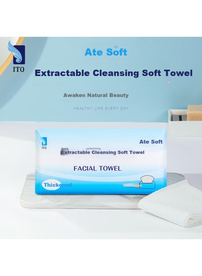 Ito Disposable Face Towels 50 Sheets * 1 Pack Facial Tissue Extraction Thickened And Enlarged Cleansing Towels Home Pack - Image 1