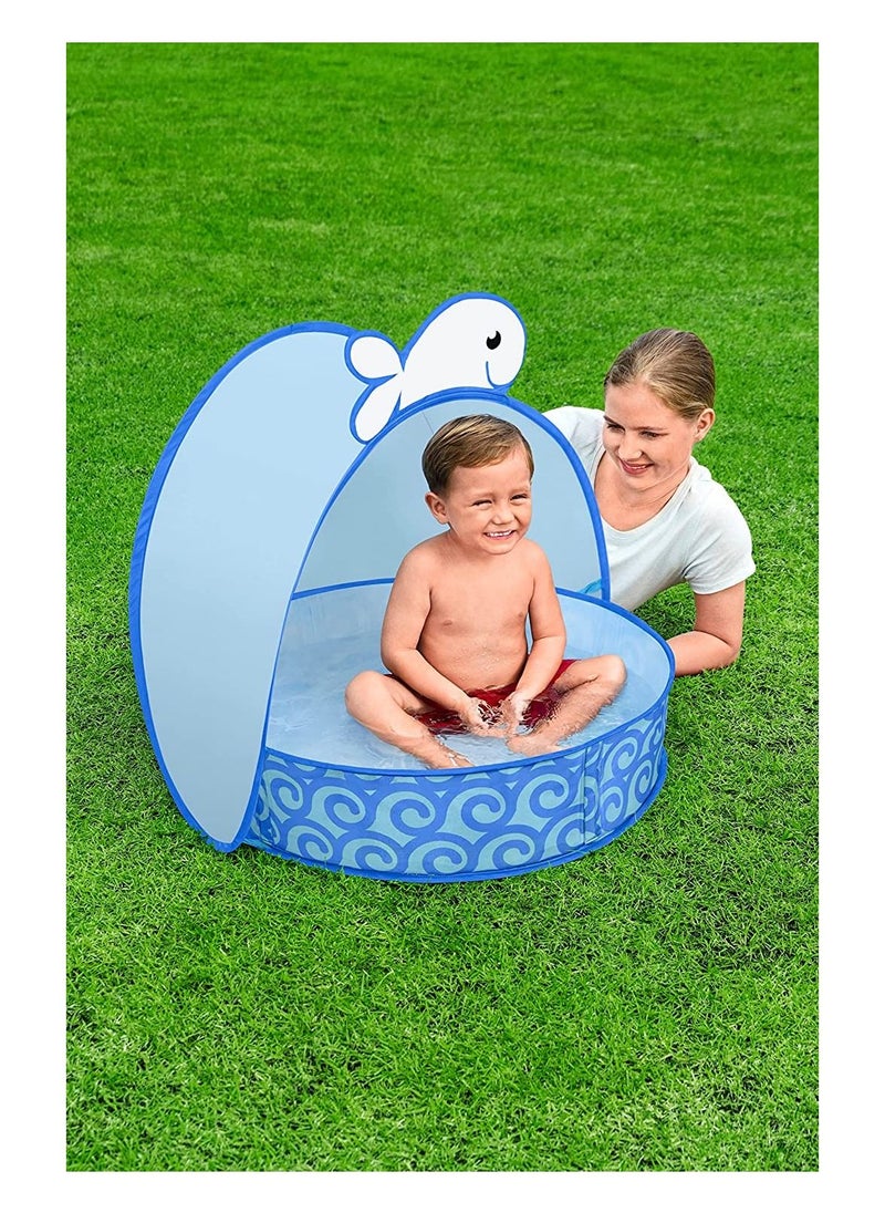 Bestway - Pop-Up n' Splash Paddling Pool with Sun Canopy - 52577
