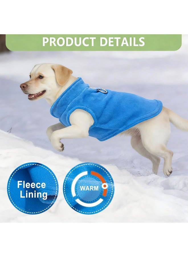 2 Pack Dog Sweater with Leash Ring Winter Warm Pet Sweater Thick Clothes Coat Fleece Dog Sweaters for Small Dogs Girl Boy for Chihuahua, French Bulldog, Dachshund - Image 4