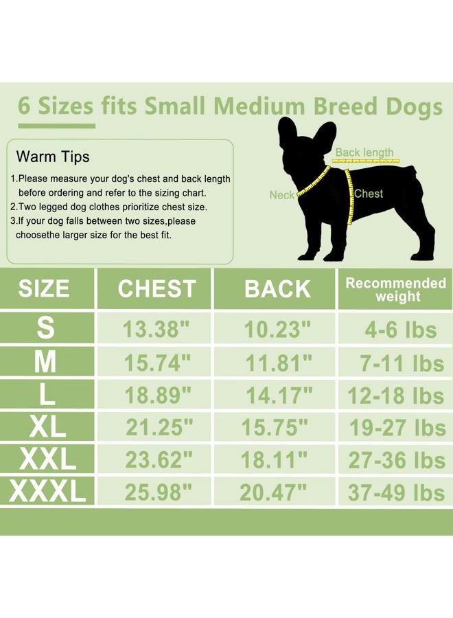 2 Pack Dog Sweater with Leash Ring Winter Warm Pet Sweater Thick Clothes Coat Fleece Dog Sweaters for Small Dogs Girl Boy for Chihuahua, French Bulldog, Dachshund - Image 5