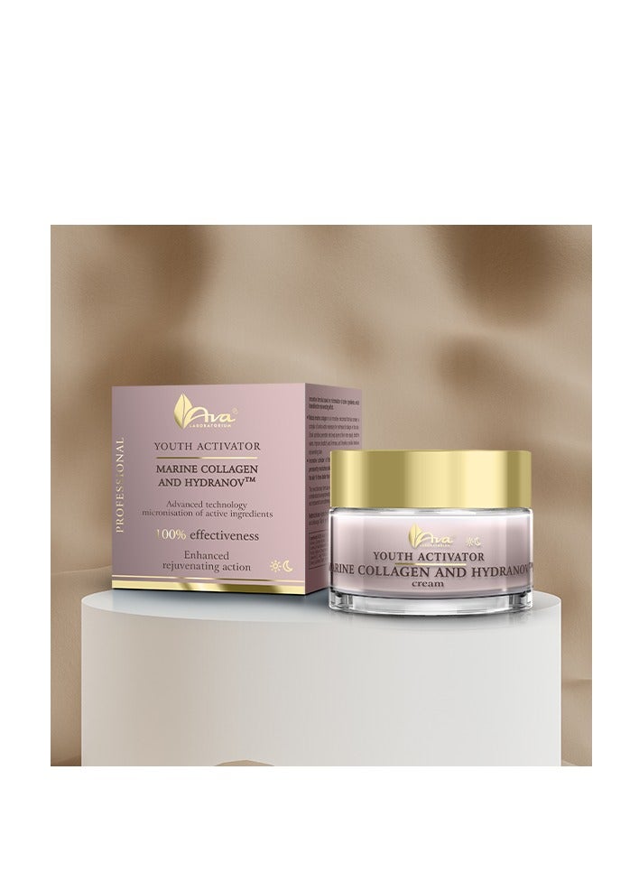 أفا كريم منشط الشباب بالكولاجين البحري وهيدرانوڤ 50 مل - Image 4