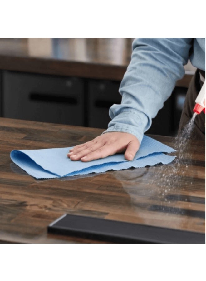 رول فوط تنظيف غير منسوجة من المايكروفايبر قوية, عالية الامتصاص ومتعددة الاستخدام 475 قطعة - Image 3