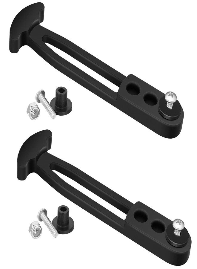Chunful 2 Set Boat Ladder Strap Boarding Telescoping Ladders Clip Rubber Strap Replacement Boat Jet Secure Retaining Latch Band with Adjustable Mounting Holes for Yacht 2, 3, 4 Steps Ladder(3 Holes) - Image 1