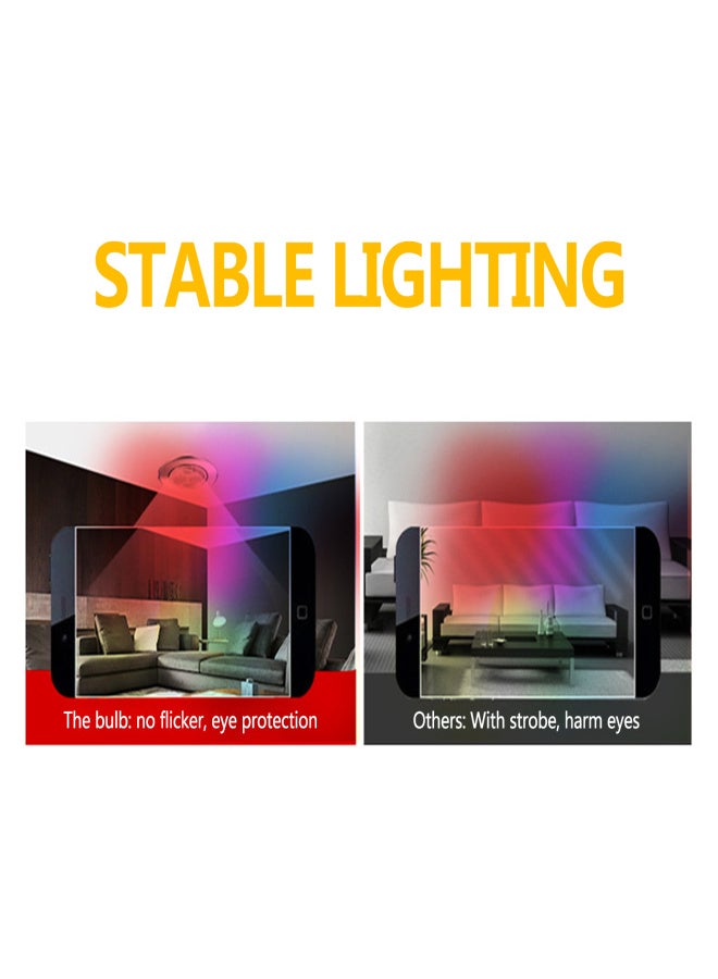 E27 RGB+W Bulb Lamp Memory Function Full Voltage High Brightness Energy Saving Remote Control Brightness Adjustment Mode Switch 16 Keys Color Change - Image 3