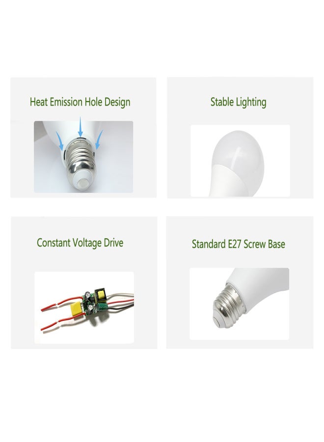 E27 RGB+W Bulb Lamp Memory Function Full Voltage High Brightness Energy Saving Remote Control Brightness Adjustment Mode Switch 16 Keys Color Change - Image 2