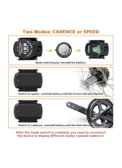 Y&D Cadence Sensor, Wireless Bluetooth or ANT and Bike Computer RPM Sensor for Road Spinning Trainers Compatible with Onelap, Wahoo Fitness, Zwift, Strava  - Image 4