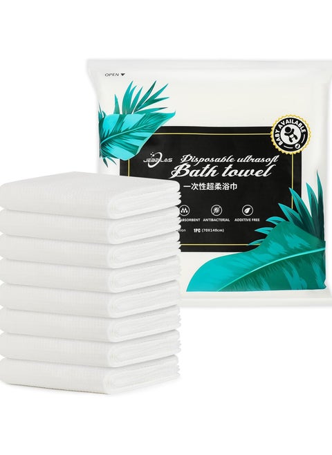 10 Pack Disposable Bath Towels  (55 X27.5 Inches)