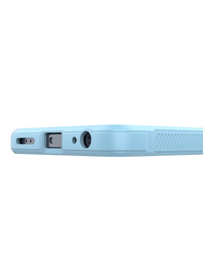 Premium Protection Back Silicone Case Compatible with Infinix Hot 50 4G/Hot 50 Pro 5G/Hot 50 Pro+ 4G Magic Shield Shockproof Case with Camera Protection (Baby blue)